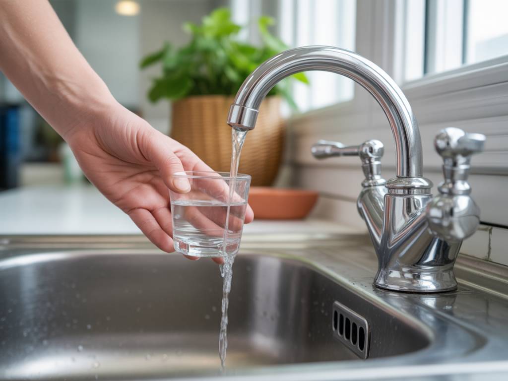 Comment savoir si l'eau du robinet est bonne à boire ? critères de potabilité, PFAS émergents et points de vigilance à domicile